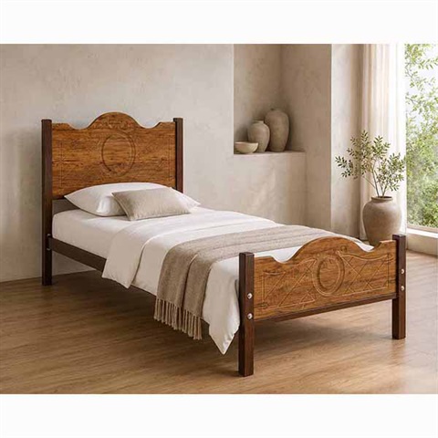 تخت یک نفره فلزی آدلی T155